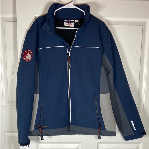 Canada Weather Gear Gray and Blue mens Jacket size large